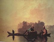 George Caleb Bingham, Fur Traders Descending the Missourl (nn03)